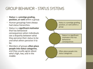Chapter 8 : Understanding groups and managing work teams | PPTX