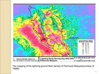 19
The mapping of the lightning ground flash density of Peninsula Malaysia(courtesy of
TNBR)
 