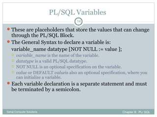 Chapter8 pl sql | PPT