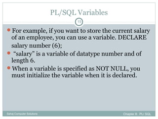 Chapter8 pl sql | PPT