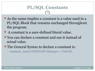 Chapter8 pl sql | PPT