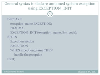 Chapter8 pl sql | PPT