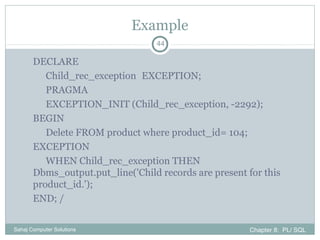 Chapter8 pl sql | PPT