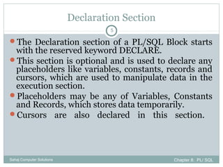 Chapter8 pl sql | PPT