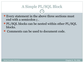 Chapter8 pl sql | PPT