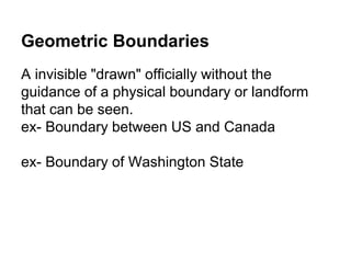 Chapter 8 political geography Shapes of States | PPTX
