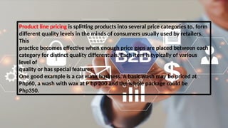 Line Pricing Example CHAPTER 8 PRICING STRATEGY................ | PPTX