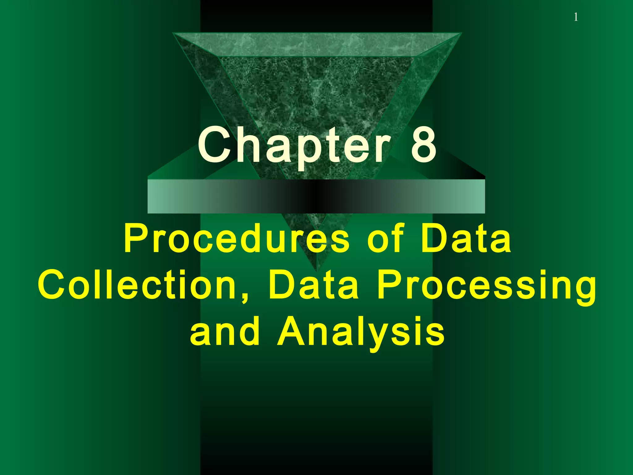 Chapter 8 (procedure of data collection) | PPT