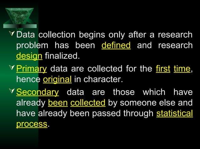 Chapter 8 (procedure of data collection) | PPT