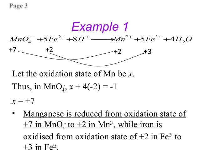 Chapter 8 redox reactions ppt for class 11 CBSE