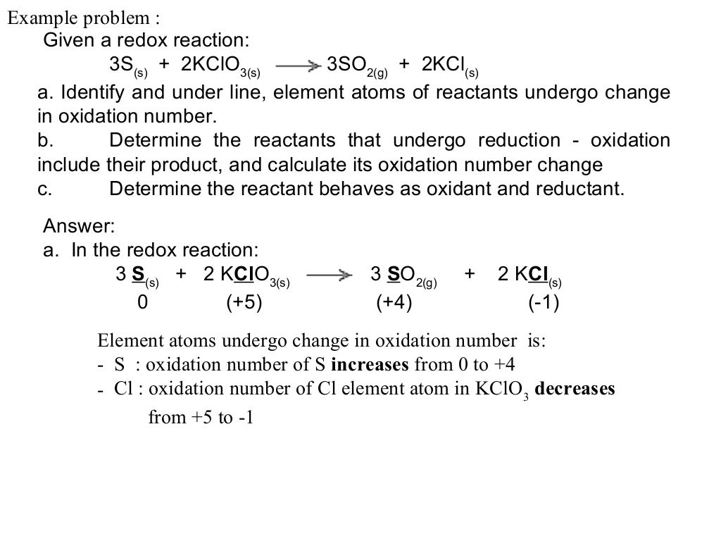 Chapter 8 redox reactions ppt for class 11 CBSE