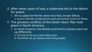 Chapter 8 Section 3 PowerPoint - Enlightened Absolutism and the Balance ...