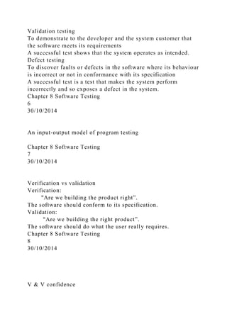 Chapter 8 – Software TestingChapter 8 Software Testing13.docx