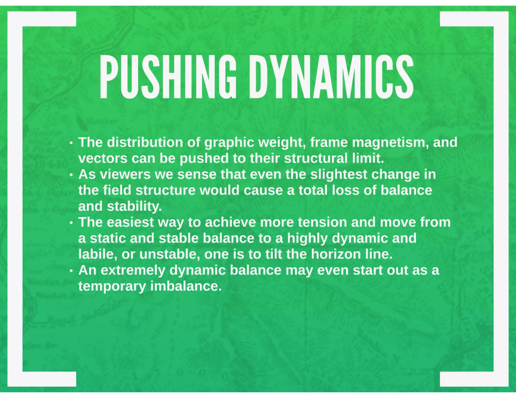 Chapter 8 structuring the two dimensional field interplay of screen forces