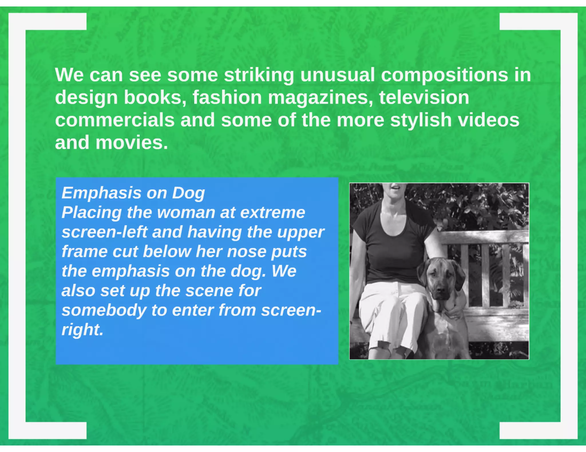 Chapter 8 structuring the two dimensional field interplay of screen forces