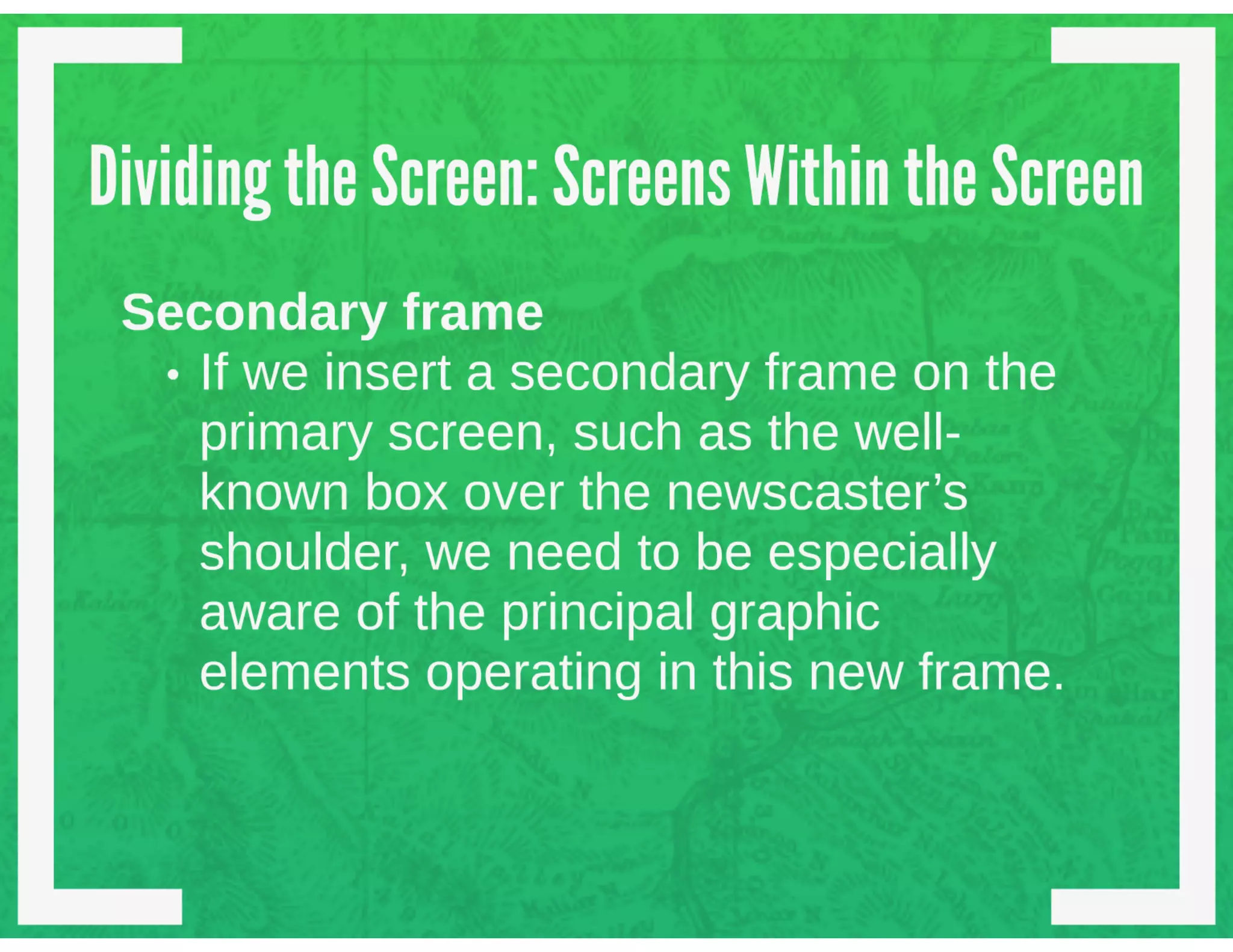 Chapter 8 structuring the two dimensional field interplay of screen forces