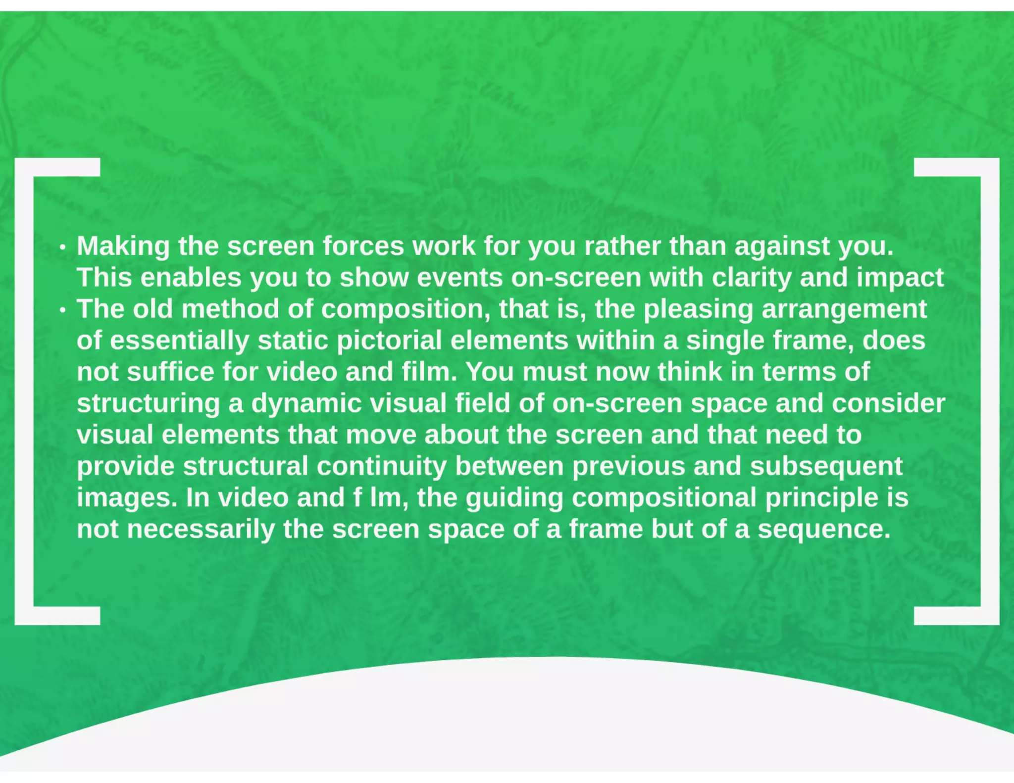 Chapter 8 structuring the two dimensional field interplay of screen forces