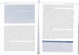 182 DYNAMICS
support a high pound in the face of deepening recession in the UK. They began to sell the pound for
other currencies, fearing that the UK government would eventually drop out of the ERM and their
investments would decrease in value as the currency depreciated. Although the British government
was committed to defending the pound by raising interest rates and the Bank of England used its
foreign currency reserves to buy pounds on the market, investors continued to sell the currency.
On 16 September 1992 - 'Black Wednesday' - the British government gave up its defence of the
pound and withdrew from the ERM.
During this period, investors, sometimes labelled 'speculators', bet that the British currency
would be devalued so they sold pounds for other currencies. It was a safe bet. If the government
succeeded in keeping the pound in a narrow band through the ERM, the investors would only lose
the money it cost them to exchange currencies. However, if the pound did fall out of the ERM, it
could decline significantly and vasl fortunes would be made. The most famous speculator in this
event was investor George Soros, who was rumoured to have made $1 billion by selling the pound.
Some view this activity as damaging speculation. Wealth is created without anything actually being
produced. It is also suggested that massive flows of money in and out of countriesweaken otherwise
healthy currencies and economies, creating economic hardship. An opposite, more liberal view is
that foreign exchange fluctuations serve a positive role by signalling when economies are pursuing
harmful policies. This encourages governments to adopt corrective measures. A third position might
hold that currencies react to real problems, but that because of the volume and speed at which they
operate, a herd mentality among investors can cause unnecessary economic damage.
On 1 January 2002, 1 2 EU member states (Austria, Belgium, Finland, France, Germany,
Greece, Ireland, Luxembourg, the Netherlands, Italy, Portugal and Spain) introduced the euro
and began to phase out thei'r national currencies. Dem11.ark, Sweden and the UK did not join the
euro. Seven other member states adopted the euro in the following years (Cyprus, Estonia, Latvia,
Lithua1ua, Malta, Slovakia and Slove1i.ia). An additional six EU members (Bulgaria, Croatia,
Czech Republic, Hungary, Poland and Roma1ua) may join in the future.As of2019, 1 9 ofthe 28
EU member states, covering over 330 million people, use the euro rather than their national cur­
rencies. States joi1ung the euro sacrificed national monetary autonomy in return for currency
stability.The operation of the euro is overseen by the European Central Bank (ECB) .After con­
sultation with representatives from the national central banks, the ECB sets a single interest rate
for all member states. It also manages the exchange rate between the euro and other currencies.
The primary goal of the ECB is price stability, wli.ich means low inflation. In response to fears
that some countries nught not respect low inflation levels and nught be tempted to run budget
deficits, EU members agreed to a Stability and Growth Pact in June 1 997. Tlus stipulated that
national governments must not run an annual budget deficit ofmore than 3 per cent of GDP. In
theory, fines could be applied to states that did not comply, but in practice states were easily able
to violate the pact.
The drive to adopt the euro prompted considerable public debate. A number of objections
were raised. One issue was that countries would lose the ability to devalue their currencies if an
econoni.ic shock li.it their country. For example, a country reliant on oil exports such as Britain
or Norway ni.ight be hit by low oil prices. With their own currency, Britain would probably
devalue, letting exports in other industries make up for employment losses ·in the oil industry.
Under a single currency di.is would not be possible. The result might be that particular areas of
the EU could stagnate as they lost the ability to adjust their currencies . Another objection was
that a single monetary policy and interest rate may not suit such a diverse continent. For example,
the Irish economy nught expand while the German economy stagnated. Because ofthe large size
of the German economy, it is likely that in such a situation European interest rates would be
THE GLOBAL FI NANCIAL SYSTEM 183
__ _ _ _ _______ ___...:...:.=-_:=-=-=�����-�---i·,,;,
lowered to boost German economic growth. This would help Germany, but hurt Ireland. The
low interest rates in Ireland would fuel consumer and business spending and cause inflation. It
could create economic bubbles in the Irish housing market as wealthy consumers and investors
took advantage oflow interest rates.
Opponents argued that the mechanisms that allowed federal states such as the US to over­
come these problems were absent in Europe (Feldstein, 1992) . The lack of labour mobility and
absence of trans�er payments were striking. Because oflanguage and cultural barriers, Europeans
were much less likely to nugrate to jobs in another part ofEurope. Many would stay in a stagnant
area rather than n10ve. Another difference with federal states is that there was little transfer of
funds from. richer to poorer areas for development or equalization payments . In the end, although
there were economic arguments in favour of and against the euro, the decision to push forward
was taken by those wishing to form a closer political union. The single currency was seen as a
way of mcreasmg the bonds between European citizens in preparation for closer political ties.
The creation of the euro was undertaken as much for its contribution to political union as its
alleged economic benefits. In other parts of the world there is not the same desire for political
muon. Nevertheless, there have been moves by some states to reduce or eliminate their national
currency in favour of a foreign currency. The general nam.e for this trend is 'dollarization',
although it can occur with a nun1.ber of different currencies, not just the US dollar. Here, we will
look at dollarization in the Americas, where it does in fact occur through use of the US dollar.
Dollarization can take place in two ways and for two reasons (Dean and Globerman, 2001).
The two ways it can take place are de facto (in fact) and de jure (in law) . De facto dollarization
m�ans tha
� national currencies still exist, but a large number of people use the dollar in practice.
It 1s dollanzat1on 111 fact. De jure dollarization means dollarization in law. This occurs when the
national currency is legally replaced with the US dollar. Since the 1 980s, de f;cto dollarization
has occurred in many countries of the Americas, while de jure dollarization has occurred in
Panama, Ecuador and El Salvador.
Why would a country give up or reduce the use of its own currency? One reason is that
individuals and businesses may lose faith in their own currency. High inflation or repeated
devaluations may encourage people to hold their money in foreign currency as a preferred store
of
_
wealth. Fearing that their money may lose its value, they choose to hold a safer currency, in
tlus case the US dollar. A particularly severe case of this occurred in Zimbabwe in 2009 (see
Box 8.6) . A second reason for adopting another currency is to facilitate trade relations with a
dominant economic partner. For example, Canada's economy is heavily reliant on trade with the
US. If Canada adopted the US dollar, it would increase economic exchange and eliminate prob-
lems offluctuating currencies. In this case, Canadians (especially businesses) might favour the US
dollar as the best medium of exchange.
One reason why countries may be tempted to accept foreign currencies rather than produce their
own is to combat runaway inflation. In early 2009, Zimbabwe experienced an upsurge in its rate of
hyperinflation. Its inflation rate was approximately 89 sextillion per cent (89 followed by 21 zeros).
Prices in stores doubled every day. The central bank printed so much money that the Zimbabwean
dollar lostalmost all itsvalue. The central bank actually printed a note whosefacevaluewasa hundred
trillion dollars ($100,000,000,000,000). Faced with hyperinflation and a collapse in the value of its
currency, the Zimbabwean government essentially abandoned its own currency by announcing that
all domestic purchases could be made in foreign currencies. Retailers and shops instantly began
to accept US dollars, South African rand and Botswana pulas. T he sudden appearance of viable
currencies led to a reopening of shops and a rapid increase in economic activity (York, 2009).
 