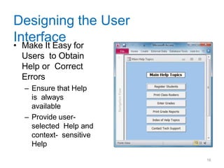 Chapter 8 User Interface Design .pptxInformation Technology Project ...