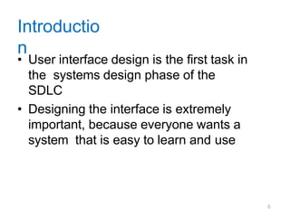 Chapter 8 User Interface Design .pptxInformation Technology Project ...