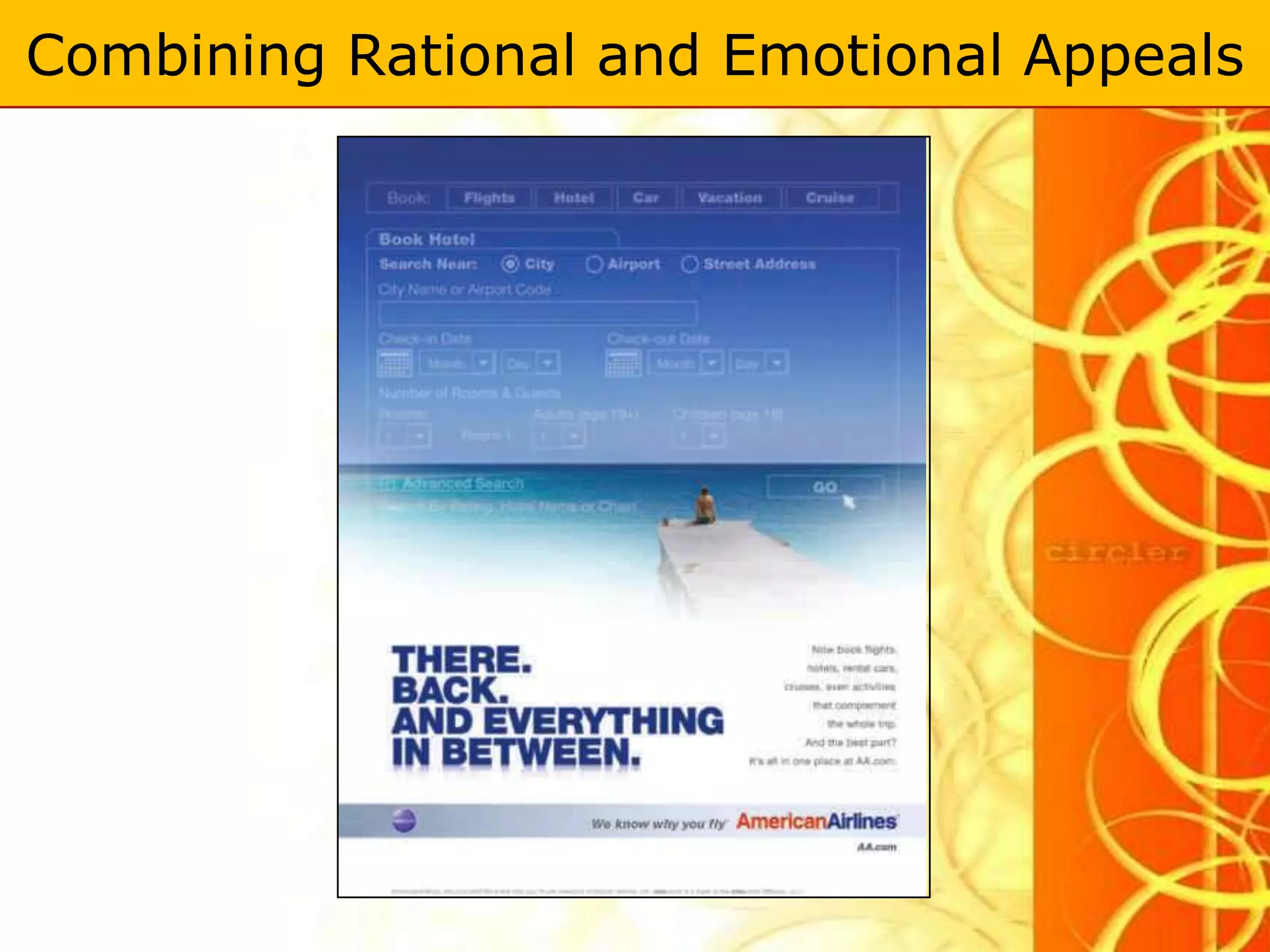 Combining Rational and Emotional Appeals
 