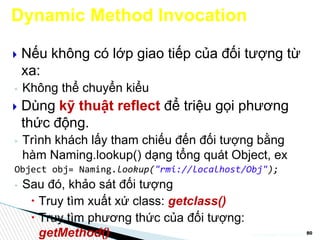 [Java] Khái niệm về RMI trong Java và cách sử dụng RMI | PPT