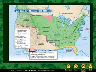 Nationalism and Sectionalism