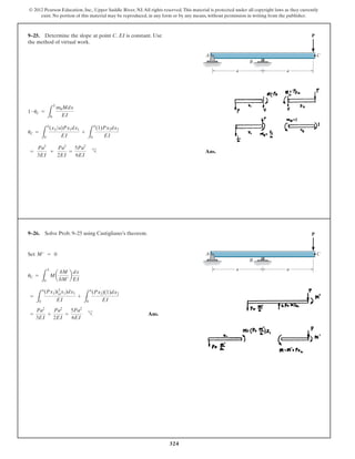 Structural Analysis (Solutions) Chapter 9 by Wajahat | PDF