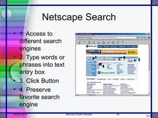Netscape Box Chapter 9 : INTERNET | PPT