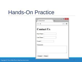 Copyright © Terry Felke-Morris http://terrymorris.net
Hands-On Practice
13
 