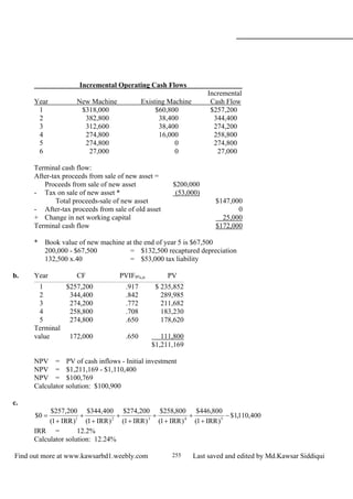 Chapter 9: Capital Budgeting Techniques | PDF