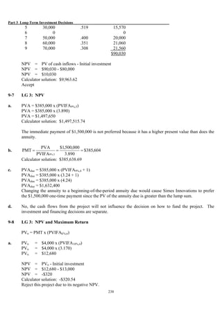 Chapter 9: Capital Budgeting Techniques | PDF