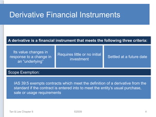 Underlying Instrument advanced financial accountinf for derivatives.ppt