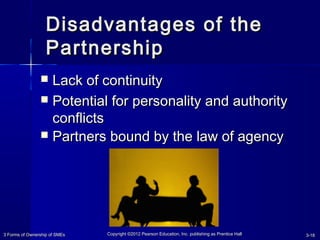 Lacking Ownership Chapter 9 choosing a form of ownership of sm es-esbm10e-03 | PPT