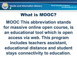 Massive Open Online Course (MOOC) | PPT