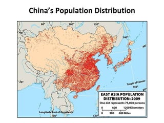China’s Population Distribution 