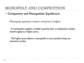 Managerial Economics (Chapter 9 - Monopoly)