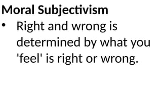 Preliminary Chapter 9moral Theories Pptx