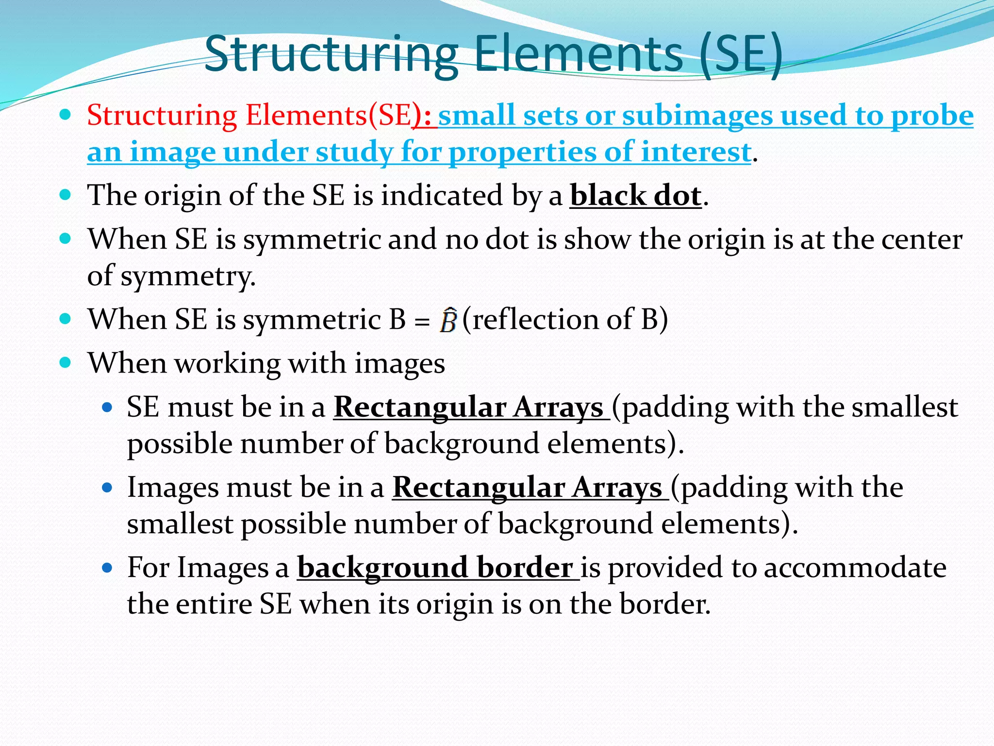 Chapter 9 morphological image processing | PPTX