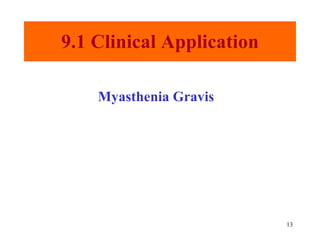 9.1 Clinical Application Myasthenia Gravis 