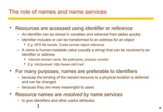 Information Names Chapter 9 names | PPT