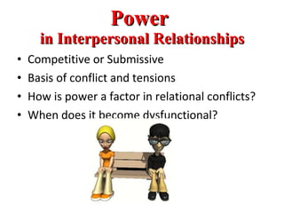 Power Relations Chapter 9 Understanding Interpersonal Relationships | PPT