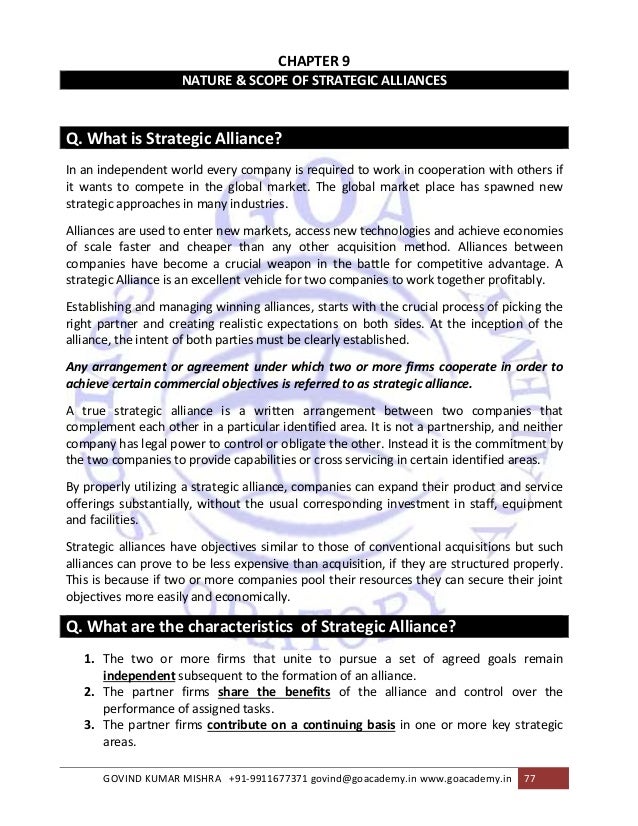 partnership agreement between two companies