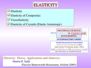 Elasticity Image Engineering Chapter 9 Elasticity and its different proprties | PPT