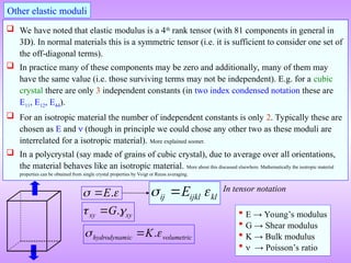 Poisson Tensor Chapter 9 Elasticity and its different proprties | PPT