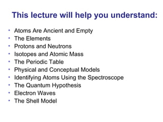 Chapter 9 atoms and the periodic table | PPT