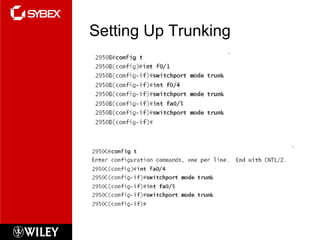 Setting Up Trunking
 