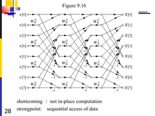 Figure 9.16




     shortcoming ： not in-place computation
     strongpoint: sequential access of data
28
 