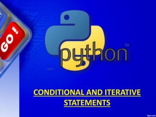 Chapter 9 Conditional and Iterative Statements.pptx