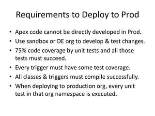 SFDC Deployments | PPTX